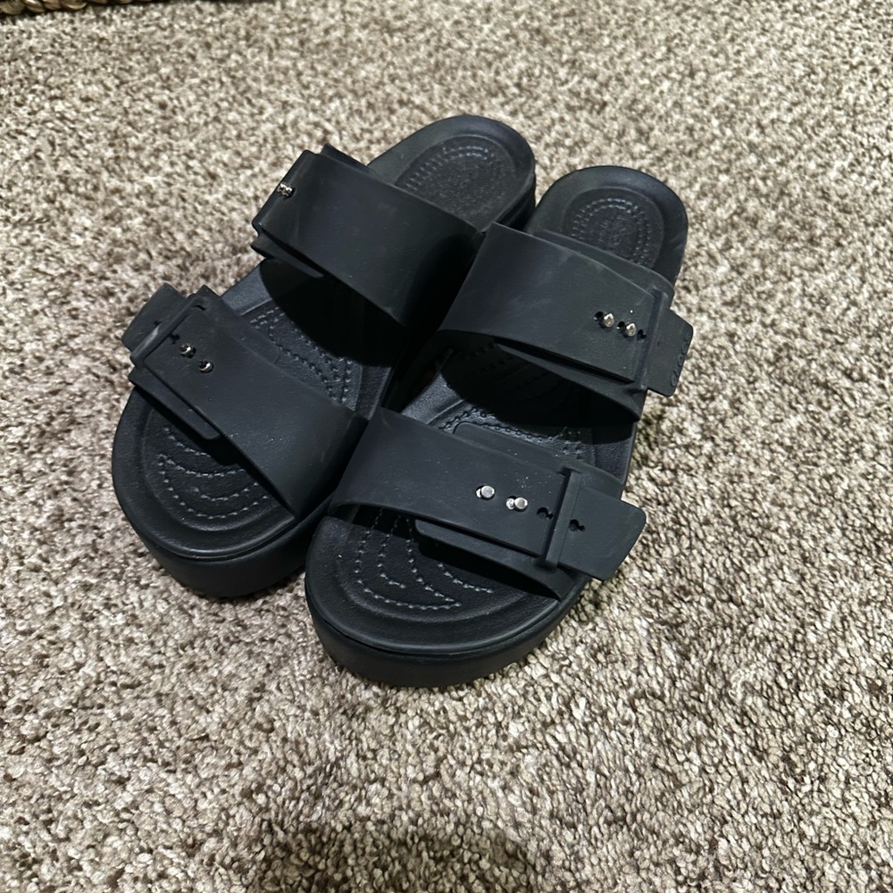 Croc Brooklyn Buckle Slide